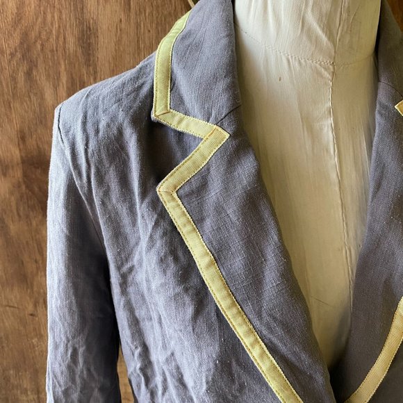 GIBSON Gray Two Button BLAZER JACKET NWT Twee sz L - Picture 2 of 7